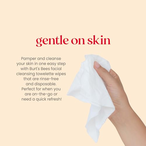 Burt's Bees Aloe Vera Face Wipes, 30 Count