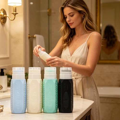 Silicone Travel Bottles Set - TSA Approved 3oz & 2oz LeakProof Containers