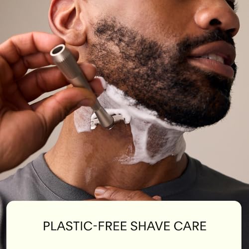 Leaf Shaving Soap Bar by Leaf Shave - All-Natural, Fragrance-Free Soap for Grooming and Skin Preparation for Women & Men, 1.5 oz - Unscented, 2-Pack