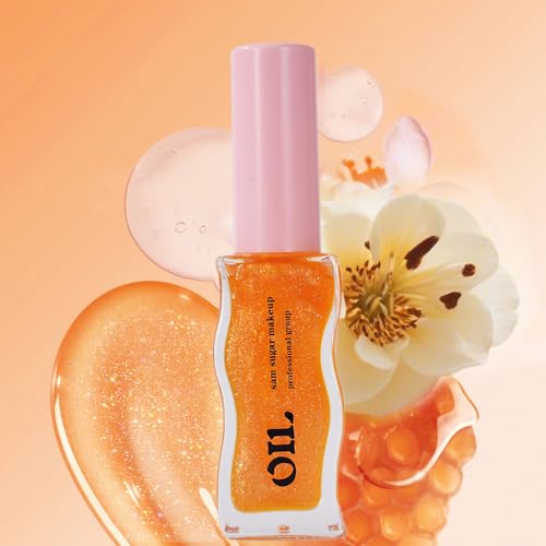 Grospe Fruity Lip Oil Gloss - Moisturizing Honey Essence, 8ml 2Pc Set