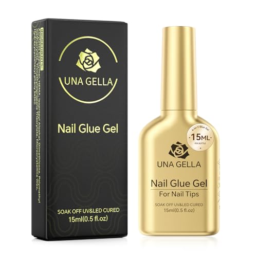 UNA GELLA 6-in-1 Gel Nail Glue 15ml | UV Lamp Curing