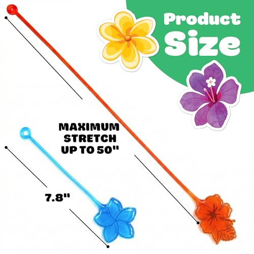 48 PCS Tropical Party Favors - Stick Hands & Temporary Tattoos