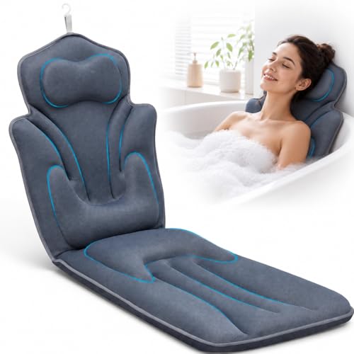 Full Body Bath Pillow 59" x 20" - 144 Suction Cups