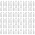 MOUYAT 110 Pack 1oz Clear Plastic Flip Cap Bottles, 30ml Empty Squeeze Travel Bottles with Flip Cap, Mini Refillable Travel Size Sample Containers for Lotion, Cream and Toiletries