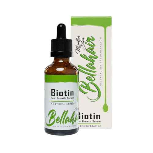 BellaHair | Advanced Hair Serum for Thicker, Stronger, and Healthier Hair - Stimulates Growth and Reduces Hair Loss for Men and Women