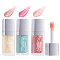 Color Changing Lip Gloss - Non-Sticky Hydrating Lip Oil, High Shine Glassy Finish, PH Reactive Tinted Lip Plumper, Long Lasting Moisture & Glow(3PCS,1 Count)