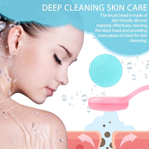 2-Pack Silicone Face Brush for Deep Cleansing & Exfoliating