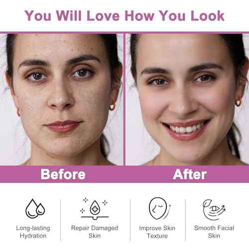 Skin Care Set,6 Pcs Korean Snail Mucin Essence Anti-aging Moisturize Repair Soothe Hydrate,Glass Skincare Gift Kit for Dull & Dry Skin,Self Care Skincare Gifts for Women Mother Mom Wife Teenage Girls