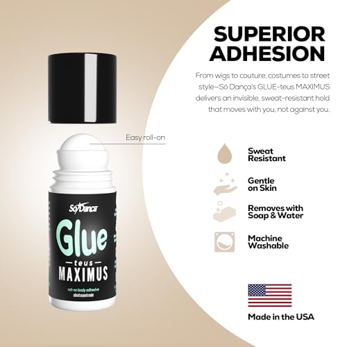 So Danca Glue-teus Maximus Roll-On Body Adhesive 2.2oz