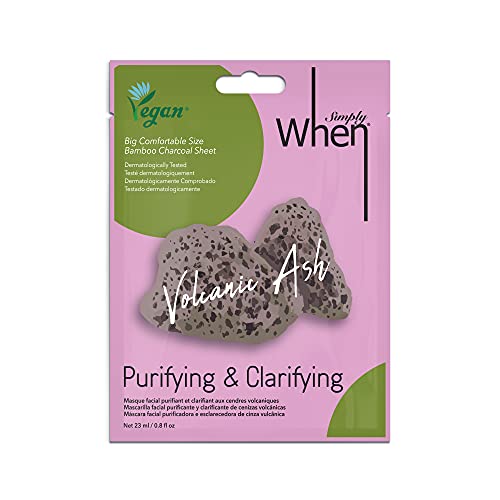 Simply When Vegan Certified Sheet Mask (10 PACK) (Purifying & Clarifying)