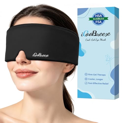 Cooling Gel Eye Mask for Puffy Eyes, Migraines & Headaches