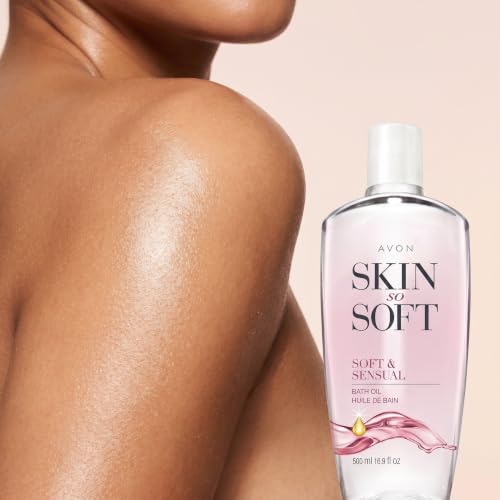 AVON Skin So Soft Soft & Sensual Bath Oil 16.9 oz Moisturizing Body Oil