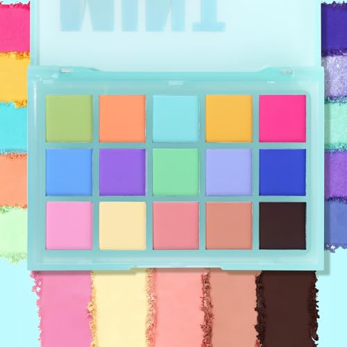UCANBE Mint Candy 15-Shade Matte Eyeshadow Palette