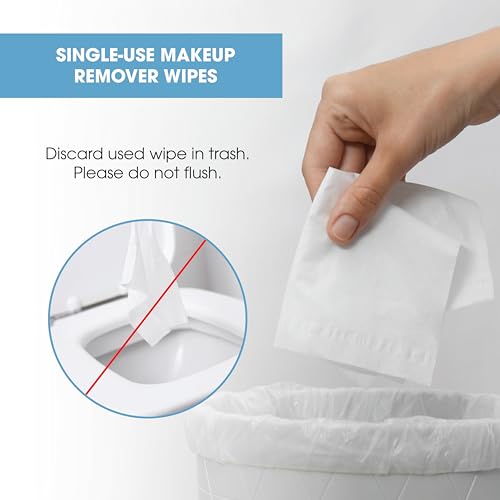 Diamond Wipes Makeup Remover Wipes, Alcohol Free Facial Cleansing Wipes with Vitamin E, Case of 250 Face Wipes