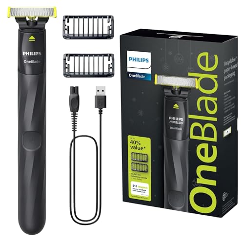 Philips OneBlade Trimmer & Shaver - Waterproof Electric Razor