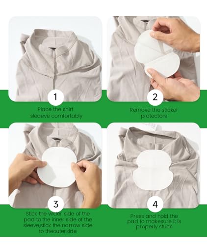 Underarm Sweat Pads - 100 Pack for All-Day Comfort & Protection