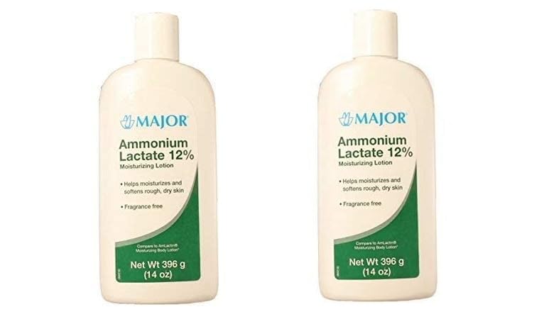 MAJOR Pharmaceuticals Ammonium Lactate Lotion 12% 396 g (14 oz) - Pack of 2