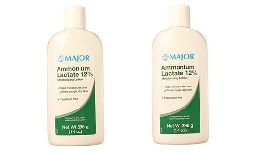 MAJOR Pharmaceuticals Ammonium Lactate Lotion 12% 396 g (14 oz) - Pack of 2