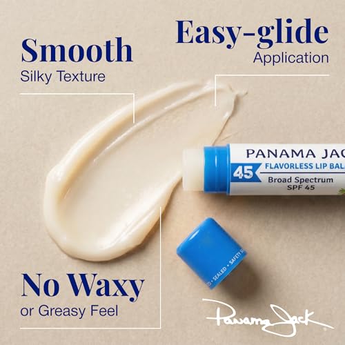 Panama Jack SPF 45 Sunscreen Lip Balm – Broad Spectrum UVA-UVB