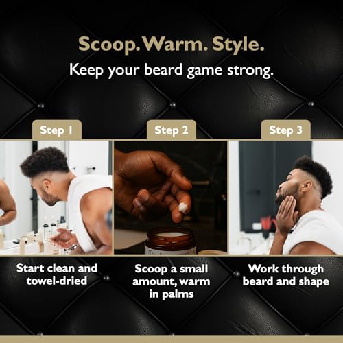 Beard Butter ? Deep Hydration and Styling Control with Shea Butter & Argan Oil ? 2 oz (Tobacco Vanilla)