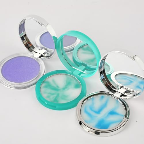 Lavender Oil Control Face Pressed Powder Pore-minimizing Makeup Primer for All Skin Tones, Matte Finish, Pre-makeup Base and Setting