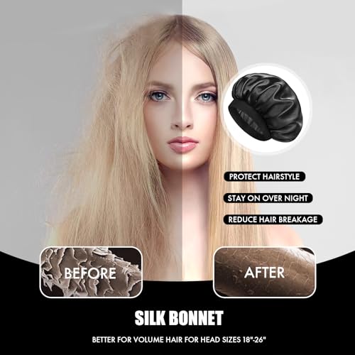 Satin Silk Bonnet for Hair Sleep Cap | Double Layer