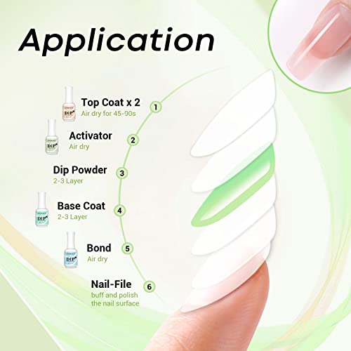 AZUREBEAUTY Dip Powder Activator 15ml - Fast-Drying Dip Liquid for DIY Manicure