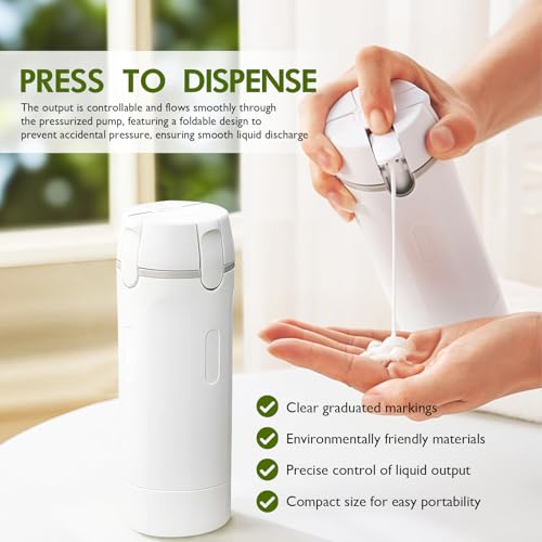 4-in-1 Travel Dispenser Bottles Set - Leak-Proof 120ML Containers