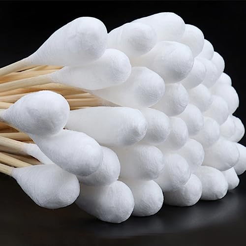 100PCS Medical Grade Long Cotton Swabs – 20cm High Absorbency
