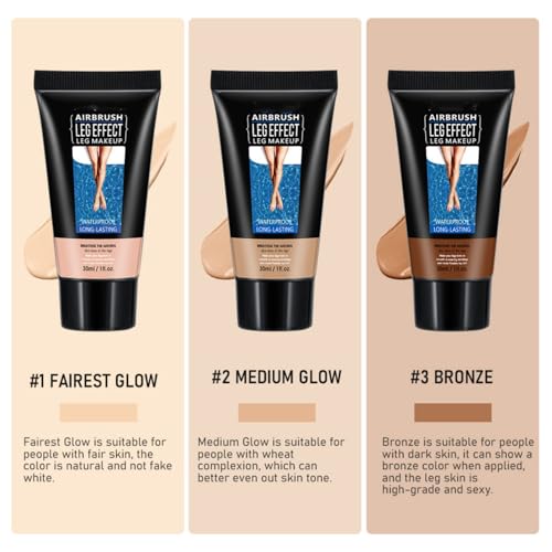 Waterproof Body Bronzer Leg Makeup - Tattoo & Scar Cover