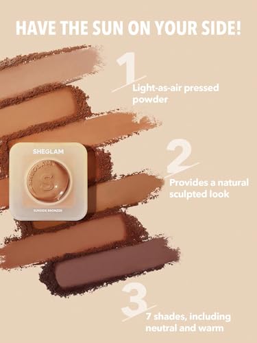 SHEGLAM Sunside Bronzer Powder - Natural Matte Contour