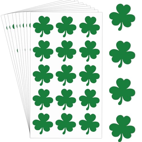 St. Patrick's Day Temporary Tattoos - 480 Shamrock Stickers