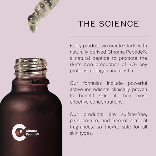 CHROMAT Beyond Moisture Peptide Moisturizer for Face - 50mL Daily Nourishing Cream with Hyaluronic Acid for Deep Hydration - Multi Peptide Face Cream for Anti-Aging & Skin Tone