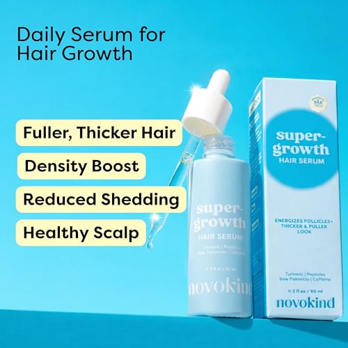 Caffeine Hair Growth Serum with Peptides & Rosemary - 2 fl oz