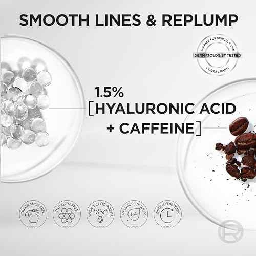 L'Oreal Paris True Match Radiant Serum Concealer, Brightening Under Eye Concealer Make Up with 1.5% Hyaluronic Acid and Caffeine, N3, 0.33 Oz