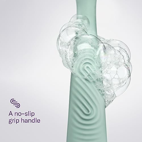 Flamingo 5-Blade Razors | for Women | Handle + Gel + Holder | Sage | Pack of 2