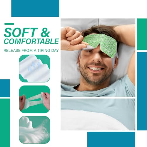 Unscented 16 Pack Steam Eye Masks - Hot Moist Heat for Dry, Puffy & Relaxing Eyes