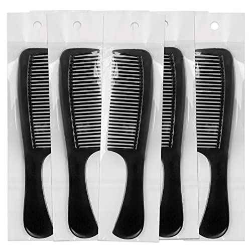 30 Pack Plastic Combs, Wide Longer Teeth Design, Individually Wrapped, Bulk Combs For Hotel, Airbnb, Shelter/Homeless/Home/Charity (8 inch, 30, Count)