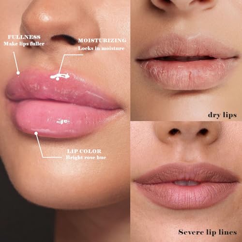 BINGBRUSH 2pcs Blue Magic Color Changing Lipstick,Shimmer Blue to Pink, Long Lasting & Moisturizing Lip Balm, Waterproof & Temperature-Activated Lipstick For Women (2 Count (Pack of 1))