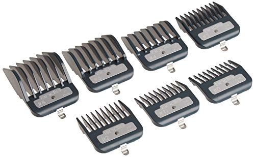 Andis Master Series 7-Piece Clipper Guard Set for Professional Haircuts