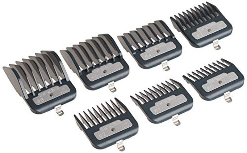 Andis Master Series 7-Piece Clipper Guard Set for Professional Haircuts