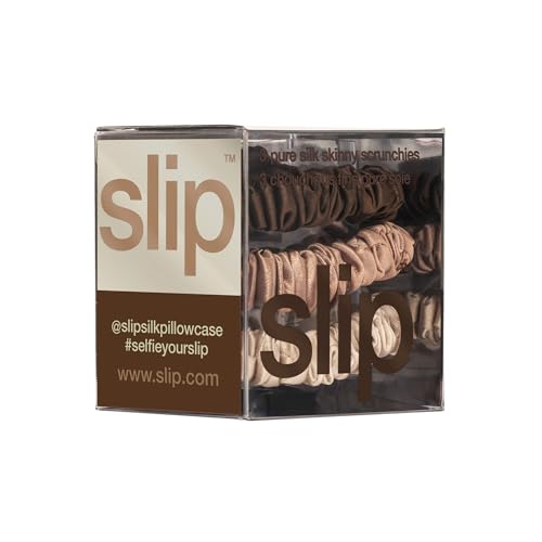 SLIP Silk Scrunchies Set of 3 - Anti-Crease Hair Ties