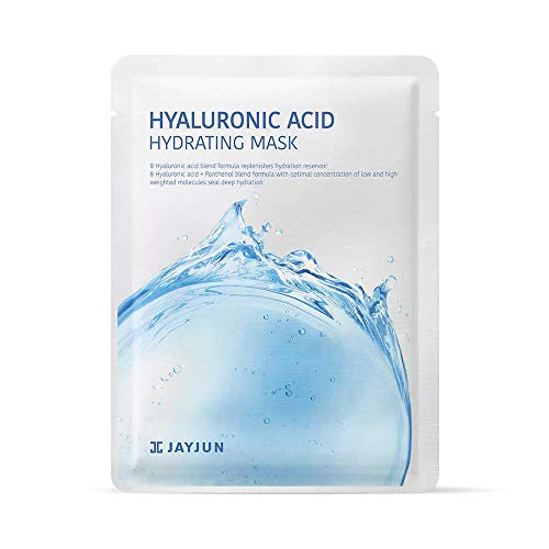 JAYJUN Hyaluronic Acid Hydrating Mask (10 Sheets) - 8-Layer Moisture Technology for Deep Hydration & Revitalization