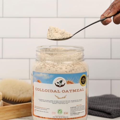 Dirty Treasures Colloidal Oatmeal Bath | Eczema & Itchy Skin Relief | Baby-Safe, 100% Natural, Fragrance-Free | 2?lb (32oz)