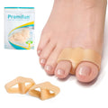 Promifun Beige Gel Toe Corrector 10-Pack for Bunion & Overlapping Toe Relief