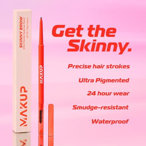 Makup Beauty Ultra Thin Eyebrow Pencil - Waterproof Micro Brow Pen
