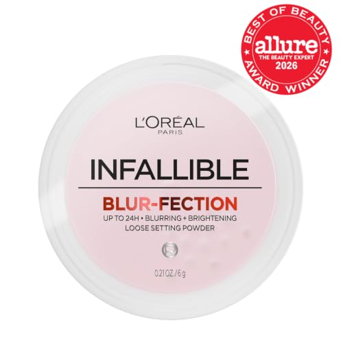 L'Oreal Paris Infallible Blur-fection Longwear Loose Setting Powder 10 Light Pink 0.21oz