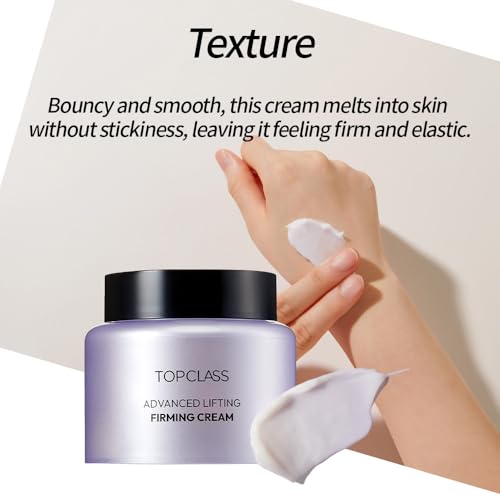 CHARMZONE Topclass Advanced Lifting Firming Cream ? Triple Collagen, 8D Hyaluronic Acid & Ceramide NP for Moisture, Firmness & Barrier Care, Anti-Aging Face Cream, 100ml / 3.38 fl oz