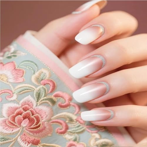 Semi Cured Gel Nail Strips Requires UV Lamp(16 pieces discount package)