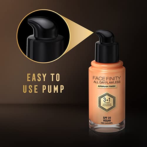 Max Factor Facefinity All Day Flawless 3 In 1 Foundation SPF 20, No. 85 Caramel (81377984)